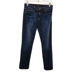 Joe's Jeans Blue Dark Denim Mid Rise Classic Casual Ankle Skinny Jeans Size 27